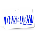 Jumbo Rectangle Vinyl Plastic 0.03" Thick Horizontal Badge (3"x4 1/2")